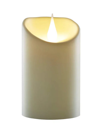 LED 3D Jumping Wick Pillar Candles | Size 5