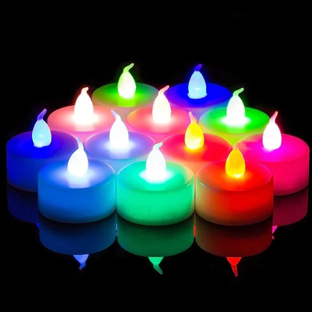 LED Tea Light Candles | Multi Color LED