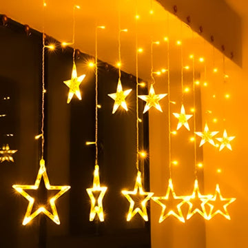 Star Curtain Lights | Warm White LED