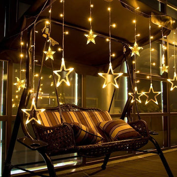 Star Curtain Lights | Warm White LED