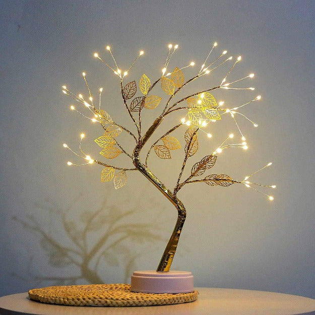 Bonsai Spirit Tree with Fairy Lights Table Lamp  Warm White