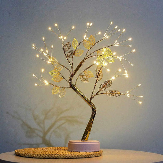 Bonsai Spirit Tree with Fairy Lights Table Lamp  Warm White