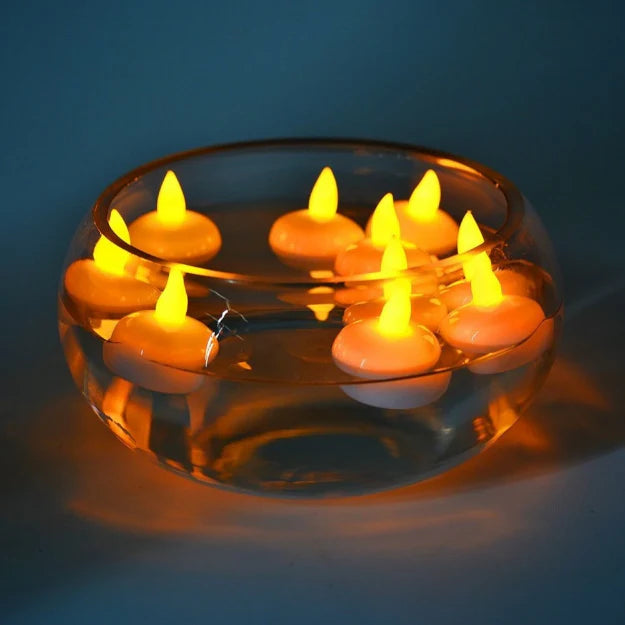 LED Floating Tea Light Candles | Pack of 12