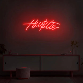 Hustle Neon Sign Light