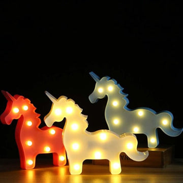 Marquee Light - Unicorn Shape