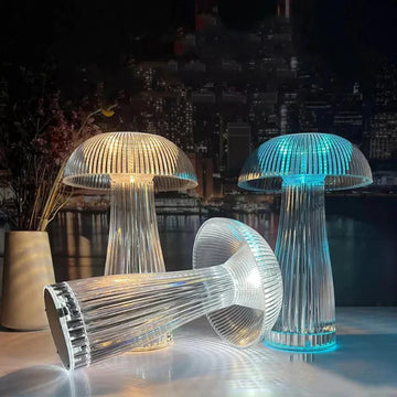 Mushroom Reflection Portable LED Crystal Table Lamp