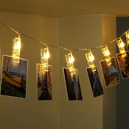 Photo Clips Lights - Warm White LED