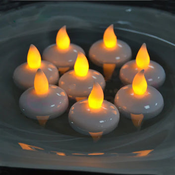 LED Floating Tea Light Candles | Pack of 12