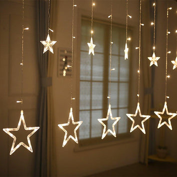 Star Curtain Lights | Warm White LED